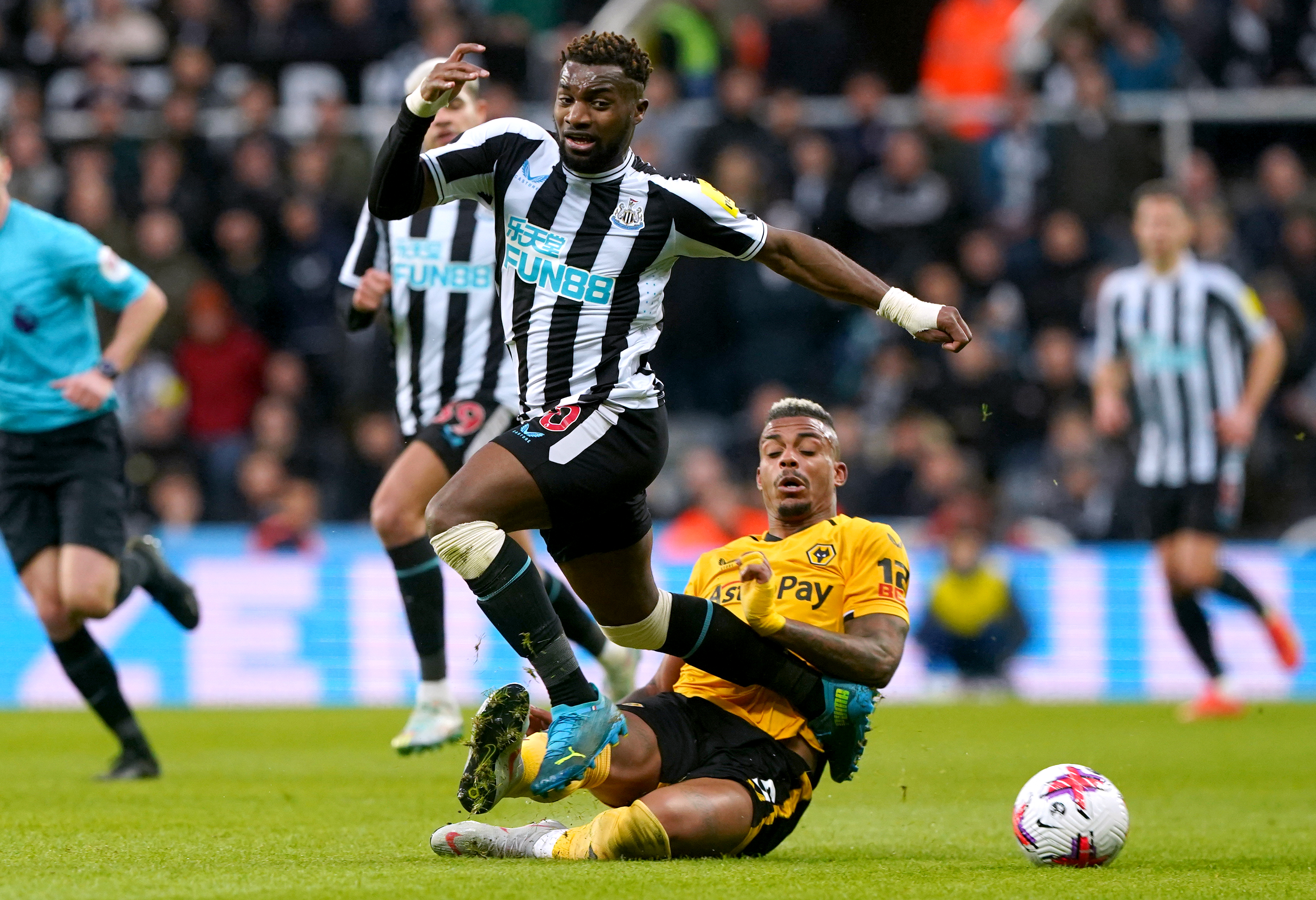 Newcastle United's Allan Saint Maximin